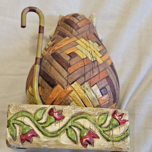 Jim Shore Heartwood Creek Elijah Cat - Picture 4 of 8